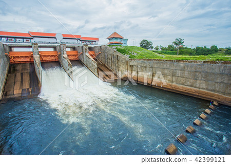 Flood, Thailand, Dam, Water, Hydroelectric Power Flood, Thailand, Dam, Water, Hydroelectric Power 42399121