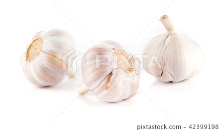 Garlic isolated on white background 42399198