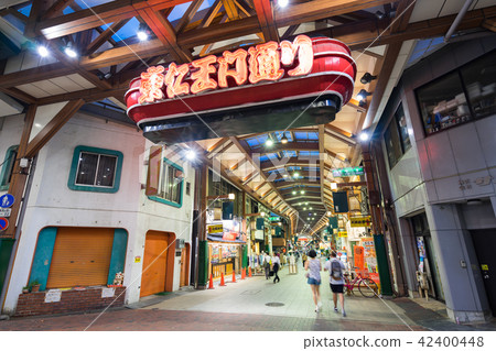 Nagoya shopping arcade Naka-ku Nagoya city Night view of the East 42400448