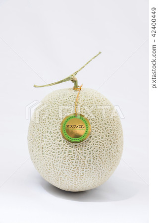 With mask melon tag - Stock Photo [42400449] - PIXTA