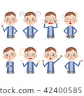 Dad's facial expression set Dad's facial expression set 42400585