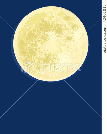 夜空月亮例證 42401813