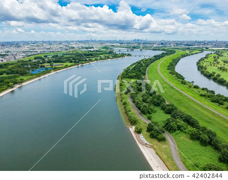 戶田市土滿綠公園鳥瞰圖,俯瞰西湖市中心 戶田市土滿綠公園鳥瞰圖,俯瞰西湖市中心 42402844
