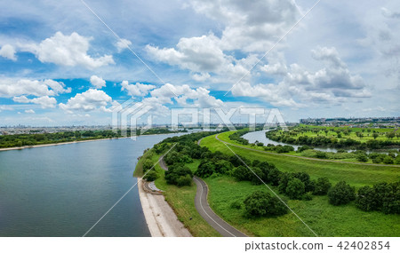 戶田市土滿綠公園鳥瞰圖,俯瞰西湖市中心 戶田市土滿綠公園鳥瞰圖,俯瞰西湖市中心 42402854