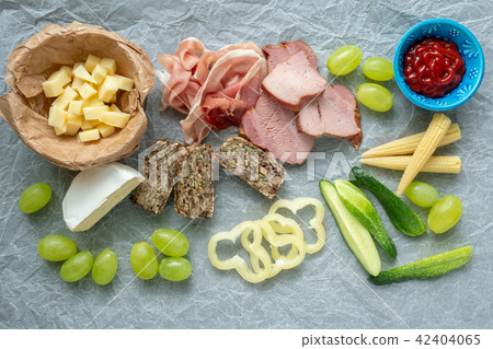 Cold appetizer. Cold cuts. Cold appetizer. Cold cuts. 42404065