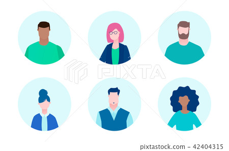 International business team - flat design style illustration International business team - flat design style illustration 42404315
