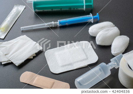 Medical Syringe and drug. Health care. Medical Syringe and drug. Health care. 42404836