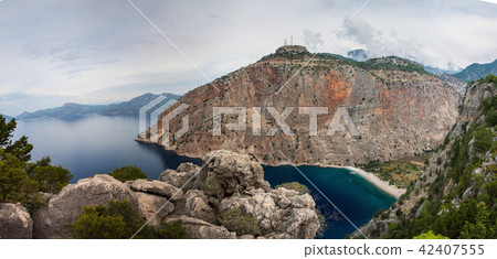 The Butterfly Valey near Oludeniz, Fethiye  Turkey. 42407555