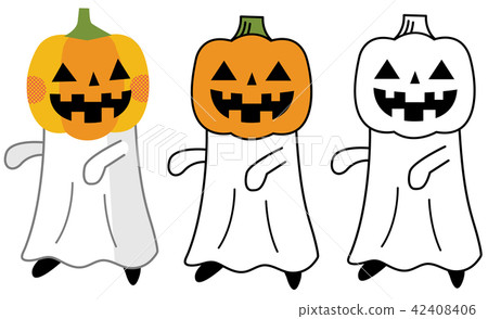 Halloween material costume pumpkin guy Halloween material costume pumpkin guy 42408406