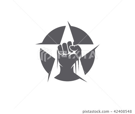 Hand strong vector icon illustration 42408548