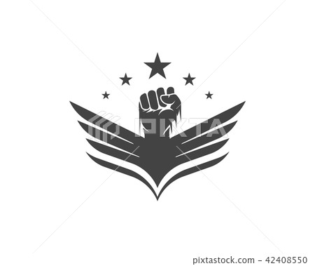 Hand strong vector icon illustration Hand strong vector icon illustration 42408550