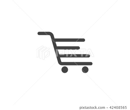 Shop, store basket vector icon Template 42408565