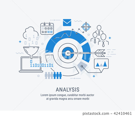 Analysis vector illustration Analysis vector illustration 42410461