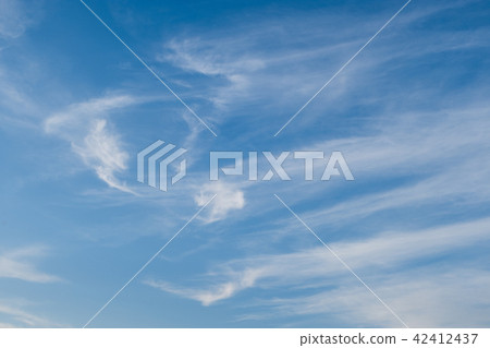 white clouds in summer blue sky 42412437