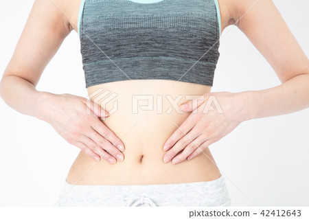 Woman stomach Woman stomach 42412643