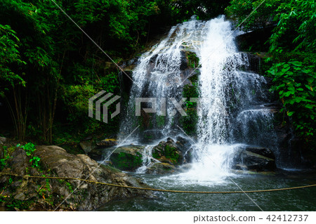 SAIKU waterfall in national park  it is beautiful 42412737