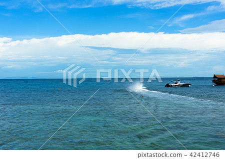The sea  and sky is nature at beautiful on Ko Tao  42412746