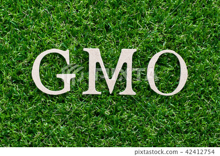 Wood alphabet in word GMO 42412754