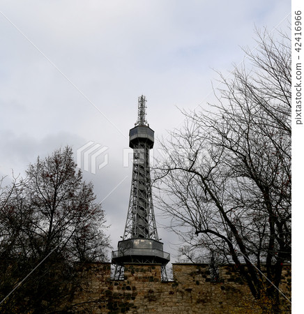 Prague Lookout Tower on Petrin hill,Czech Republic Prague Lookout Tower on Petrin hill,Czech Republic 42416966