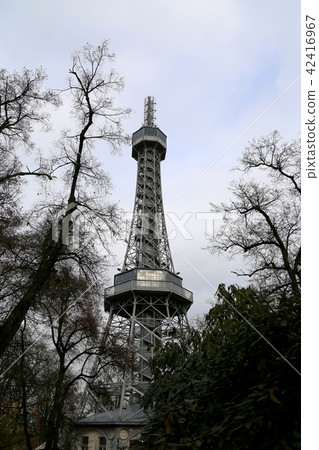 Prague Lookout Tower on Petrin hill,Czech Republic Prague Lookout Tower on Petrin hill,Czech Republic 42416967