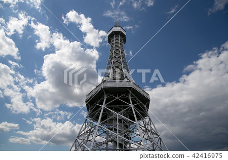 Prague Lookout Tower on Petrin hill,Czech Republic 42416975