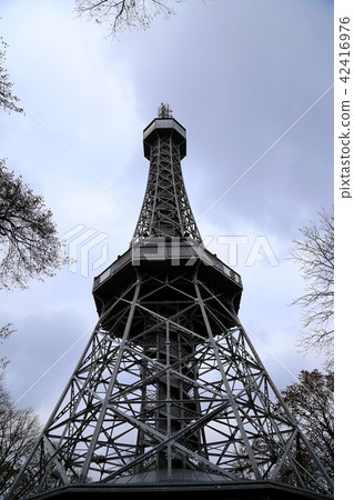 Prague Lookout Tower on Petrin hill,Czech Republic Prague Lookout Tower on Petrin hill,Czech Republic 42416976