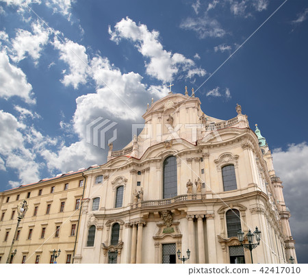 Old town houses (Night view ) in Prague Old town houses (Night view ) in Prague 42417010