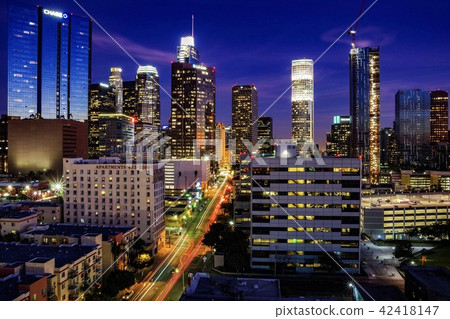 Downtown night 42418147