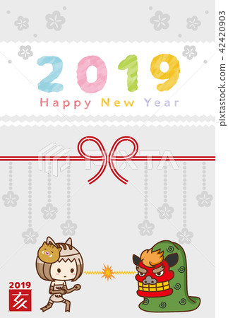 2019 Rin Year's card 2019 Rin Year's card 42420903