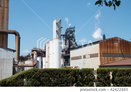 Buildings and facilities of steelworks in Kure City Buildings and facilities of steelworks in Kure City 42422883