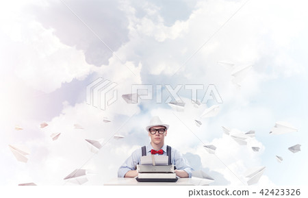 Creative inspiration of young writer. Creative inspiration of young writer. 42423326