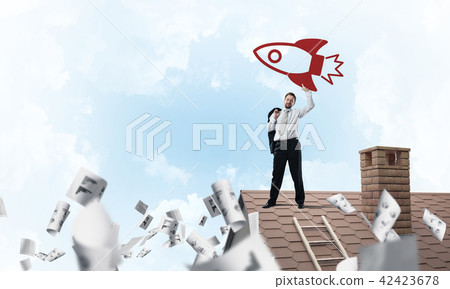 Successful businessman and development Successful businessman and development 42423678