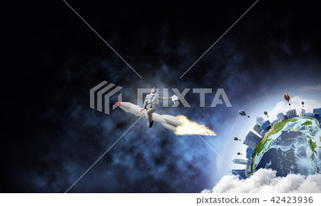 Business success and targets achievement concept. Business success and targets achievement concept. 42423936