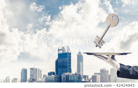 Real estate rent and purchasing concepts. Real estate rent and purchasing concepts. 42424943