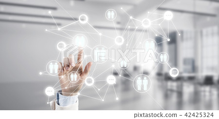 Modern wireless technologies for business and connecting people 42425324