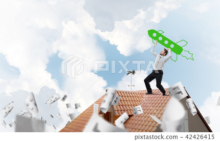 Businessman and foundation of startup projects Businessman and foundation of startup projects 42426415