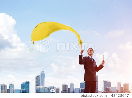 Business inspiration of young man Business inspiration of young man 42428647