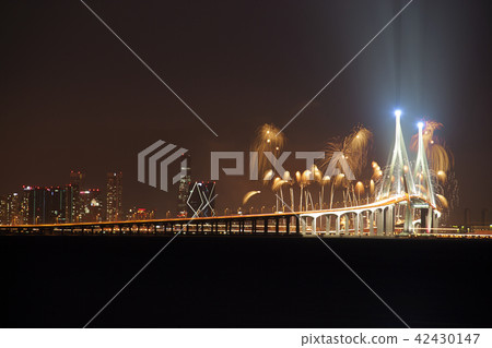 Incheon, Songdo, Incheon Bridge Incheon, Songdo, Incheon Bridge 42430147
