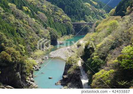 Downstream area of Nikawa Dam Downstream area of Nikawa Dam 42433887