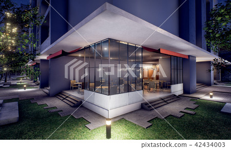 cafeteria, cafe, caffe 42434003