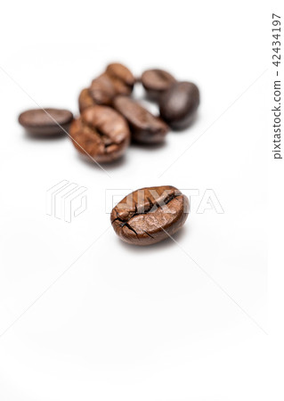 roasted coffee isolated on white background roasted coffee isolated on white background 42434197
