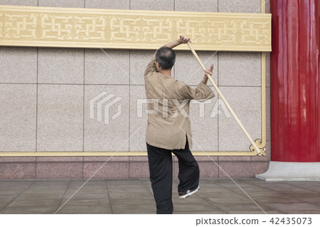 中國武術太極棍 42435073