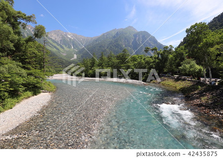 Summer view of Kamikochi Summer view of Kamikochi 42435875