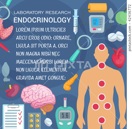 Endocrinology laboratory research medical poster 42436772