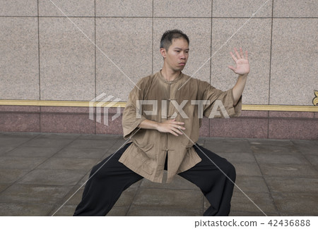 修習太極拳的武術家 42436888