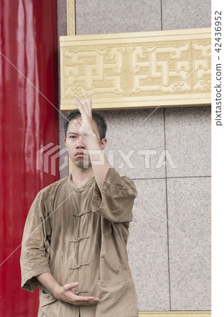 修習太極拳的武術家 修習太極拳的武術家 42436952