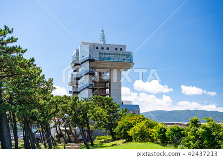 (Numazu city, Shizuoka prefecture) Large sized water gate "Gyuu" 42437213