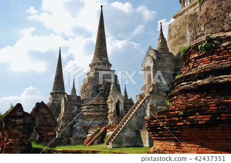 Ayutthaya remains / Wat Phra Seasan Pet - Thailand Ayutthaya remains / Wat Phra Seasan Pet - Thailand 42437351