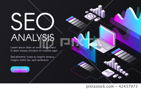 SEO search engine optimization vector illustration - Stock Illustration ...