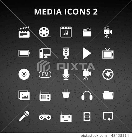 Media Icons Media Icons 42438314